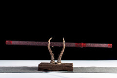 Bloodwood Red Tang Dao 1065 Carbon Steel - LRT011