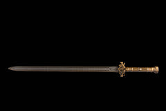Imperial Gold Tang Dao 1065 Carbon Steel - LRT007
