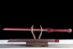 Crimson Scroll Tang Dao 1065 Carbon Steel - LRT010