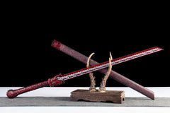 Crimson Scroll Tang Dao 1065 Carbon Steel - LRT010