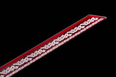 Crimson Scroll Tang Dao 1065 Carbon Steel - LRT010