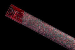 Crimson Scroll Tang Dao 1065 Carbon Steel - LRT010