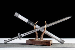 Silver Frost Tang Dao 1065 Carbon Steel - LRT009