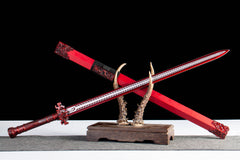 Crimson Flame Tang Dao 1065 Carbon Steel - LRT008
