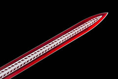 Crimson Flame Tang Dao 1065 Carbon Steel - LRT008