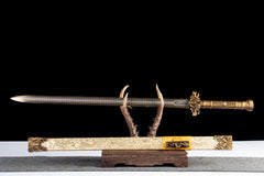 Imperial Gold Tang Dao 1065 Carbon Steel - LRT007