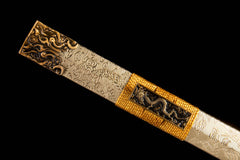 Imperial Gold Tang Dao 1065 Carbon Steel - LRT007