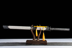 White Crane Tang Dao 1065 Carbon Steel - LRT012