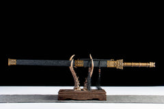 Bronze Script Tang Dao 1065 Carbon Steel - LRT014