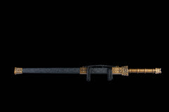 Bronze Script Tang Dao 1065 Carbon Steel - LRT014