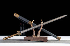 Bronze Script Tang Dao 1065 Carbon Steel - LRT014