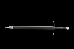Ornate Guard, Black Woven Scabbard european sword product photo 2