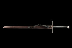 Brown Leather Scabbard european sword product photo 2