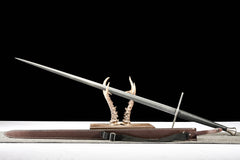 Brown Leather Scabbard european sword product photo 5