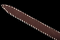 Engraved Blade, Brown Leather Scabbard european sword product photo 9
