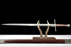 Burgundy Woven Scabbard european sword product photo 4
