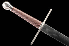 Black Scabbard, Burgundy Grip european sword product photo 10