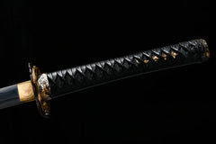 Katana – Clay Tempered T10 Katana Sword with Polished Finish 黒龍... blade and saya detail photo