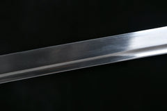 High Manganese Steel Katana with Crimson Lacquered Saya 緋影 Hi-Kage... full product photo