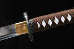 Katana – T10 Clay Tempered Steel Monkey-Themed Katana 猿の刀 Saru Tōtō display view product photo