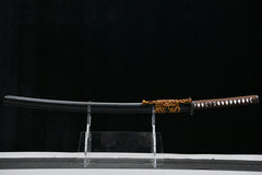 Katana – T10 Clay Tempered Steel Monkey-Themed Katana 猿の刀 Saru Tōtō full product photo