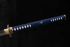 Chōtsuka – Long Handle T10 Clay Tempered Blade 波嵐 Nami Arashi - Katana display view product photo