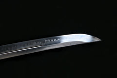 Chōtsuka – Long Handle T10 Clay Tempered Blade 翡翠嵐 Hisui Arashi ... blade and saya detail photo