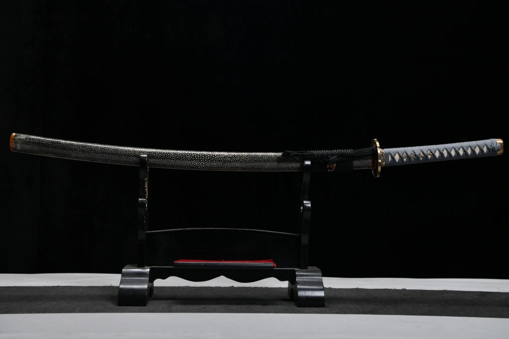 Katana – Rairyū Katana T10 Clay Tempered Blade 雷龍 Rairyū full product photo