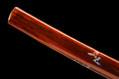 Katana – Brown Edge 褐锐 - T10 clay tempered steel Katana display view product photo