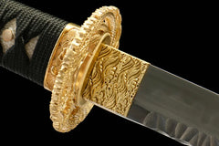 Katana – Brown Edge 褐锐 - T10 clay tempered steel Katana display view product photo