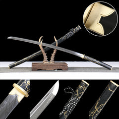 Katana – Ghost of Yōtei Gilded Night T10 Clay Tempered Blade |... full product photo