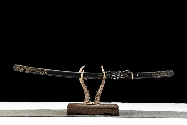 Katana – Ghost of Yōtei Gilded Night T8 Clay Tempered Blade | 羊蹄山の魂 暗夜鍍金