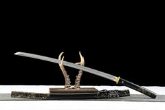 Katana – Ghost of Yōtei Gilded Night T8 Clay Tempered Blade |... display view product photo