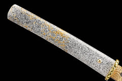 Katana – Ghost of Yōtei Gilded Dawn T8 Clay Tempered Blade | 羊蹄山の魂... display view product photo