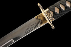 Katana – Ghost of Yōtei Lone Wolf T10 Clay Tempered Blade | 羊蹄山の魂 孤狼 display view product photo