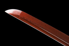 Katana – Kakuwa 褐纹 - folded steel Katana full product photo