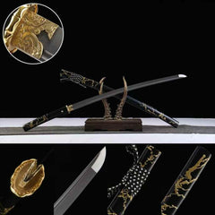 Katana – Ghost of Yōtei Gilded Night 1065 Steel | 羊蹄山の魂 暗夜鍍金 full product photo