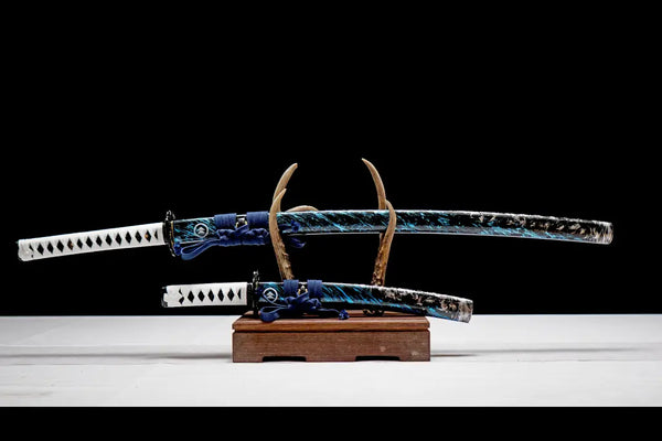 Katana & Wakizashi Set 1060 steel - Ghost of Tsushima