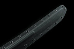 Tactical Katana – Kurokiba 黒牙 handle, guard, and fittings detail photo