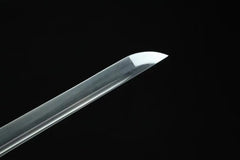 Wakizashi - Ghost of Tsushima: Jin Sakai Wakizashi (1060 steel) handle, guard, and fittings detail photo