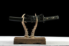 Black Katana Sword Handmade Samurai Sword product photo