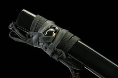 Black Katana Sword Handmade Samurai Sword product detail view 6