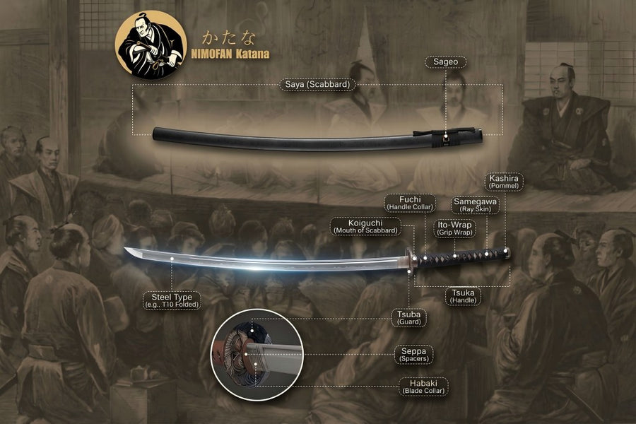 Custom Nodachi Builder - Handmade Sword Design full product photo