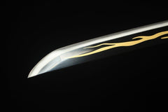 Demon Slayer Katana - Agatsuma Zenitsu Sword 我妻善逸の刀 - Katana - 1060 steel 28 Inch Anime & Game Katana - 11
