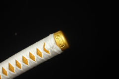 Demon Slayer Katana - Agatsuma Zenitsu Sword 我妻善逸の刀 - Katana - 1060 steel 28 Inch Anime & Game Katana - 5