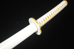 Demon Slayer Katana - Agatsuma Zenitsu Sword 我妻善逸の刀 - Katana - 1060 steel 28 Inch Anime & Game Katana - 3