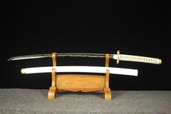 Demon Slayer Katana - Agatsuma Zenitsu Sword 我妻善逸の刀 - Katana - 1060 steel 28 Inch Anime & Game Katana - 2