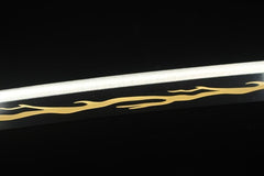Demon Slayer Katana - Agatsuma Zenitsu Sword 我妻善逸の刀 - Katana - 1060 steel 28 Inch Anime & Game Katana - 9