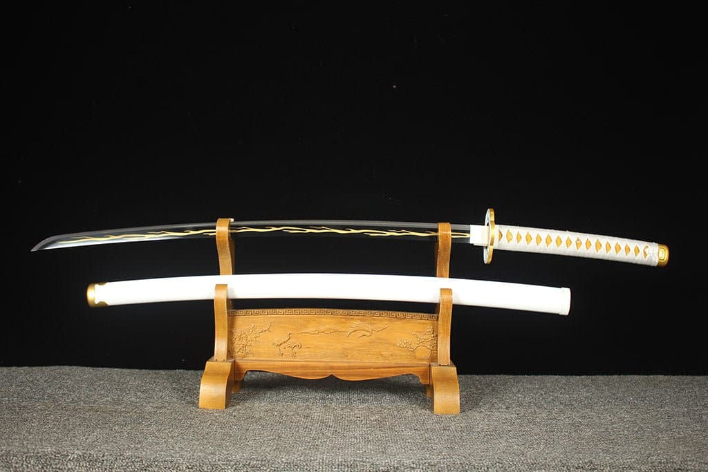 Demon Slayer Katana - Agatsuma Zenitsu Sword 我妻善逸の刀 by NIMOFAN Katana丨True katana丨Katana for sale