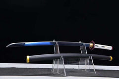 Demon Slayer Katana - Genya Shinazugawa Demon Slayer Sword 不死川玄弥の刀 - Katana - 1060 steel 28 Inch Anime & Game Katana - 3
